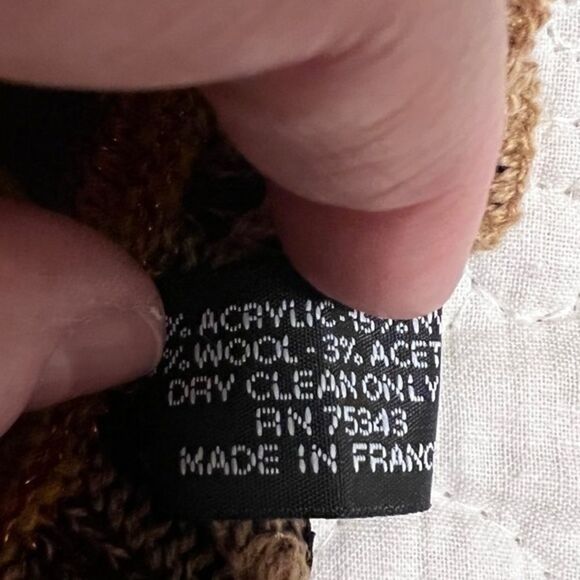 WOMAN WARM WINTER BEAUTIFUL TEXTURE DESIGN COLOURFUL RUFFLE SCARF MADE IN FRANCE - Picture 5 of 9